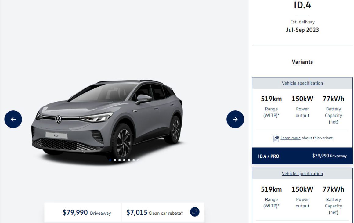 Volkswagen NZ pricing