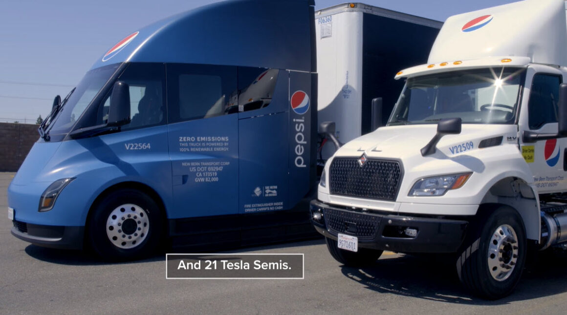 Tesla Semi NACFE Pepsico August 2023