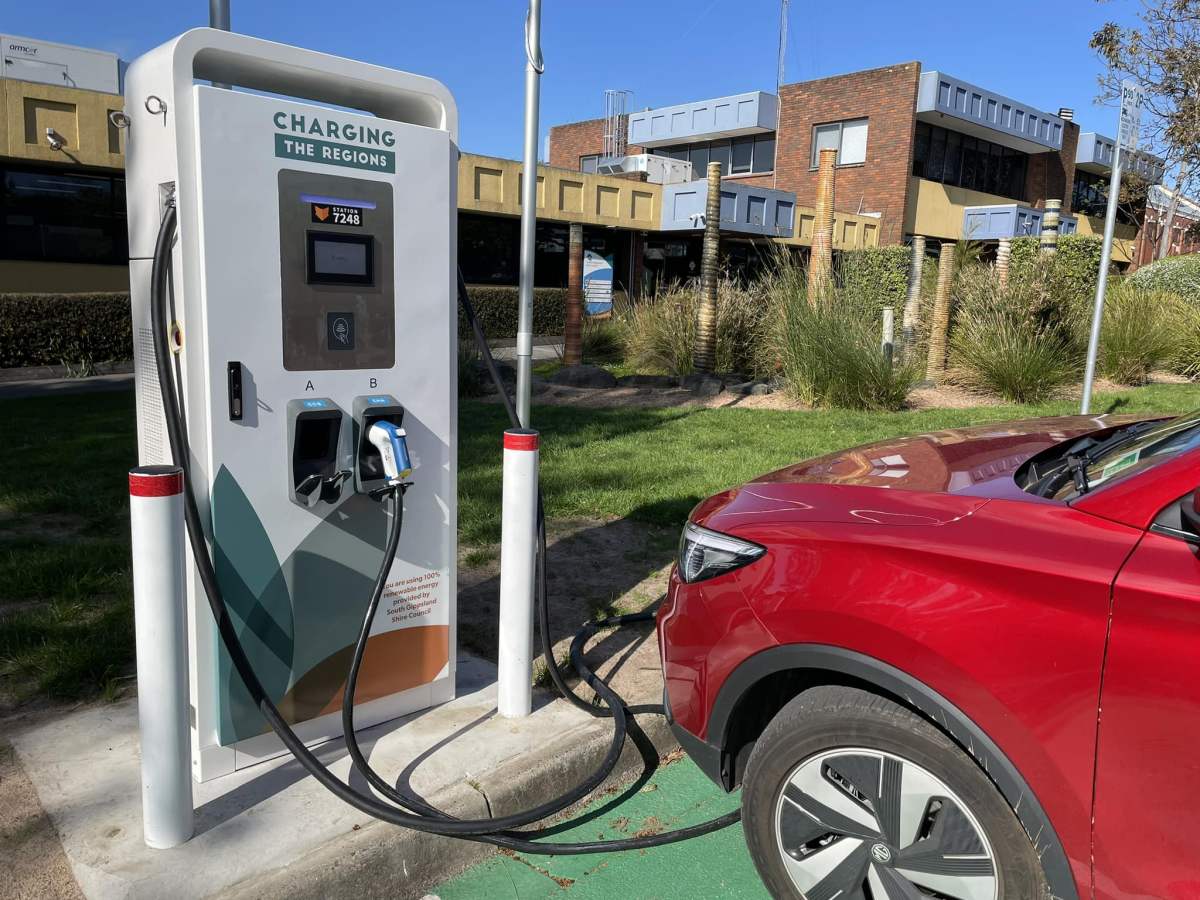 Leongatha Charger Sarah W Electric Vehicle For Australia