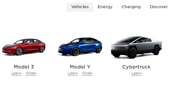 Tesla Cybertruck Australian website