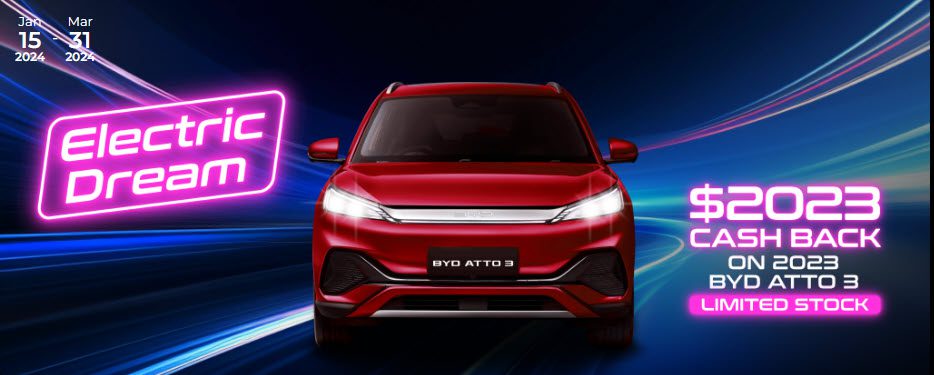 BYD Atto 3 again became the bestselling EV in Israel in Feb 2023