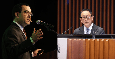 Tony Seba and Akio Toyoda