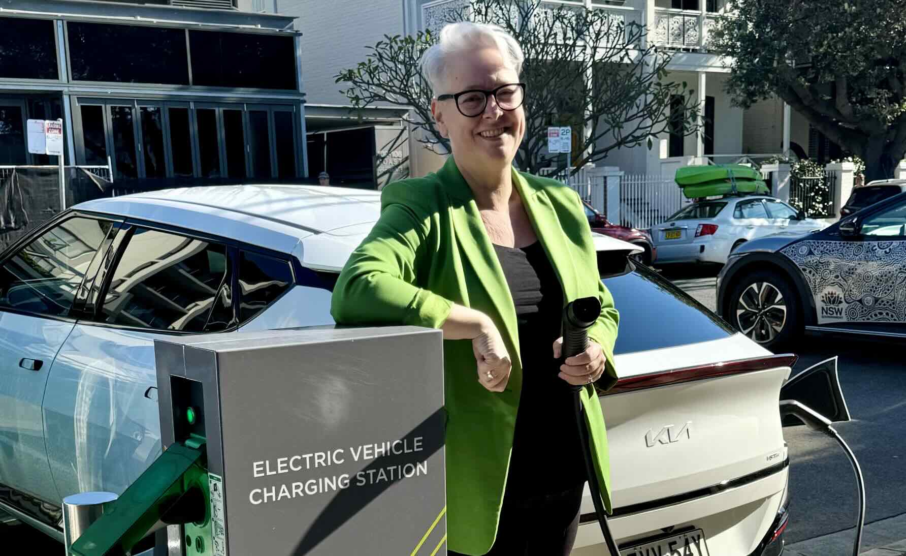 Largest rollout of public kerbside EV chargers in Australia unveiled in NSW