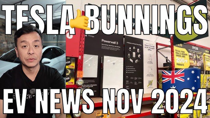 Bunnings to sell Tesla Powerwall 3 Home Battery and EV Chargers