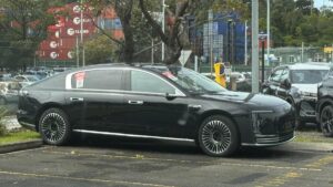 2 ultra-luxury Huawei electric sedans from China spotted in Sydney