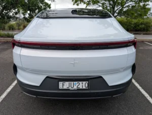 I love the Polestar 4, but the rear view camera made my wife carsick