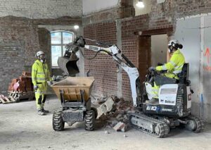The all electric construction machines paving way for zero emission building projects