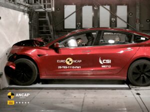 Tesla Model 3, Kia EV3 and MGS5 EV get top safety scores