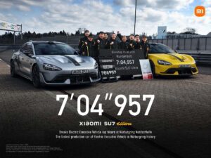 Astonishing: Xiaomi’s SU7 Ultra EV sets fastest production car lap, besting Porsche