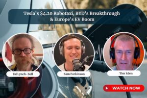 Tesla’s $4.20 Robotaxi, BYD’s V2G breakthrough & Europe’s EV boom | The Driven Podcast