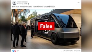 Factcheck: AI videos of Tesla electric motor home clearly fake, because it doesn’t exist