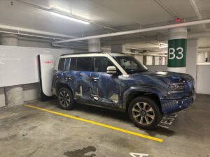 BYD’s premium off-roader spotted charging in Sydney