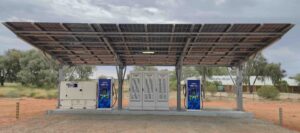 NRMA totally rebuilds “world-first” off-grid EV fast charger, and it appears to be working fine