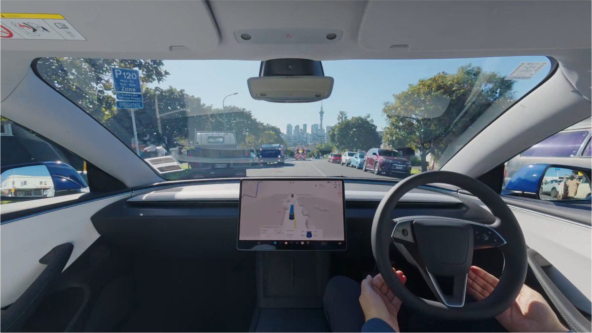 Tesla takes FSD to New Zealand, and negotiates speed humps and building sites