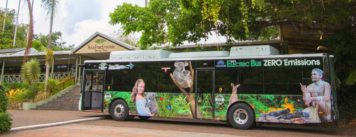 Tropic Wings Yutong electric buses have been in operation since 2019. Source: Yutong