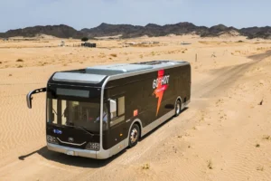 High speed test tracks, and extreme temperatures: Ensuring safety in an electric bus