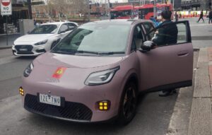 Aion UT electric hatchback spotted testing in Australia