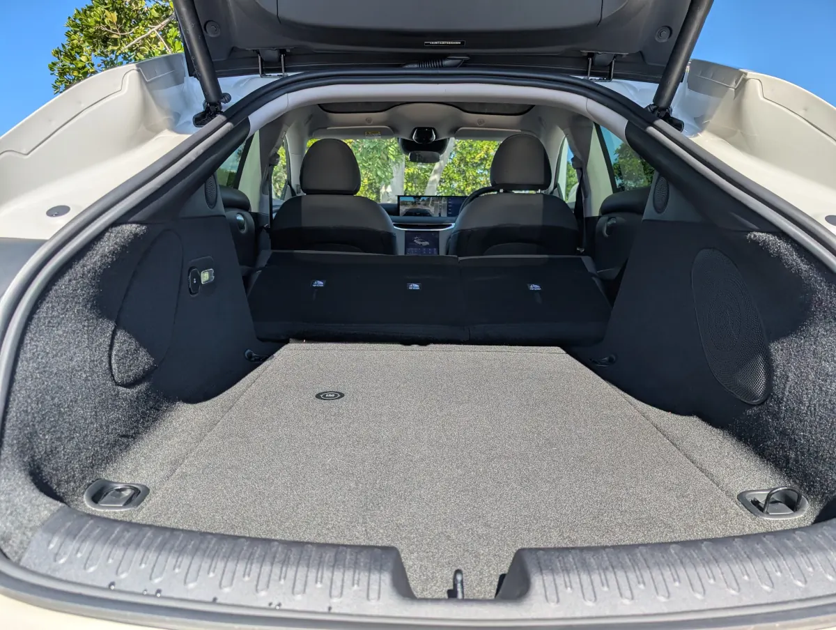 IM5 boot space with rear seats folded down. Source: Tim Eden