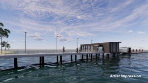 Australian city lodges plans for electric ferry terminal and high voltage charging on docks
