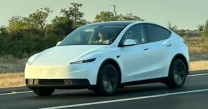Spy shots reveal more details about Tesla’s new lowest cost model