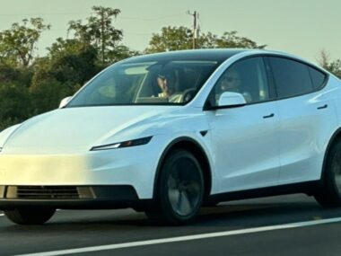 Spy shots reveal more details about Tesla’s new lowest cost model