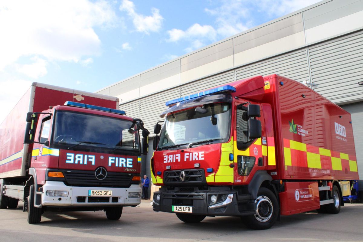 London Fire Brigade rolls out handful of electric cars and trucks
