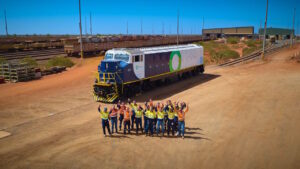 Fortescue debuts second battery electric locomotive in push to real zero