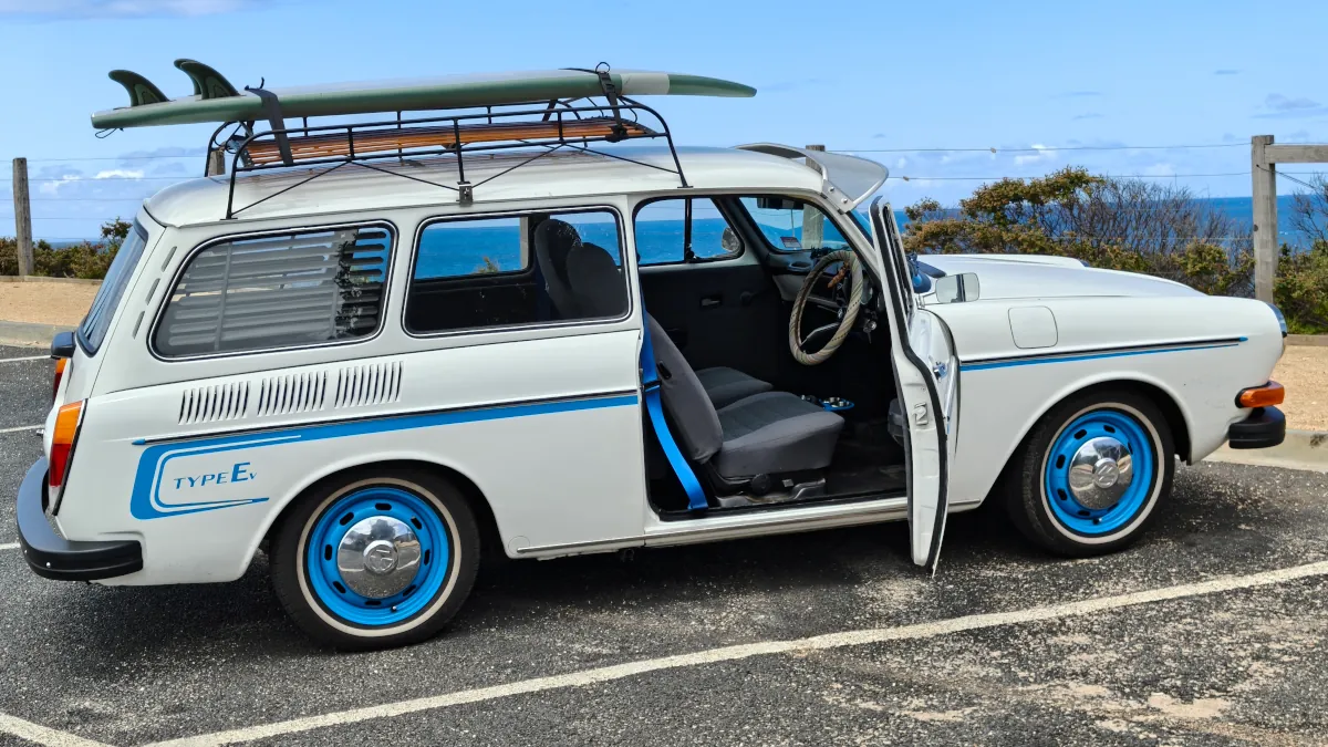 “It really hugs the road:” Reliving the past with an electric 1971 VW Squareback