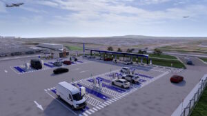 Petrol giant breaks ground on massive, 24-bay EV charging hub at Melbourne Airport