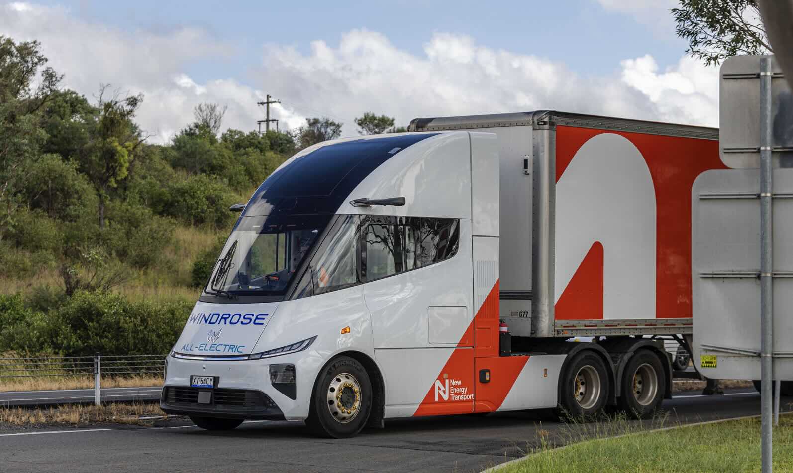 Faster, and a lot cheaper: First all-electric long haul delivery flags new era in Australia trucking