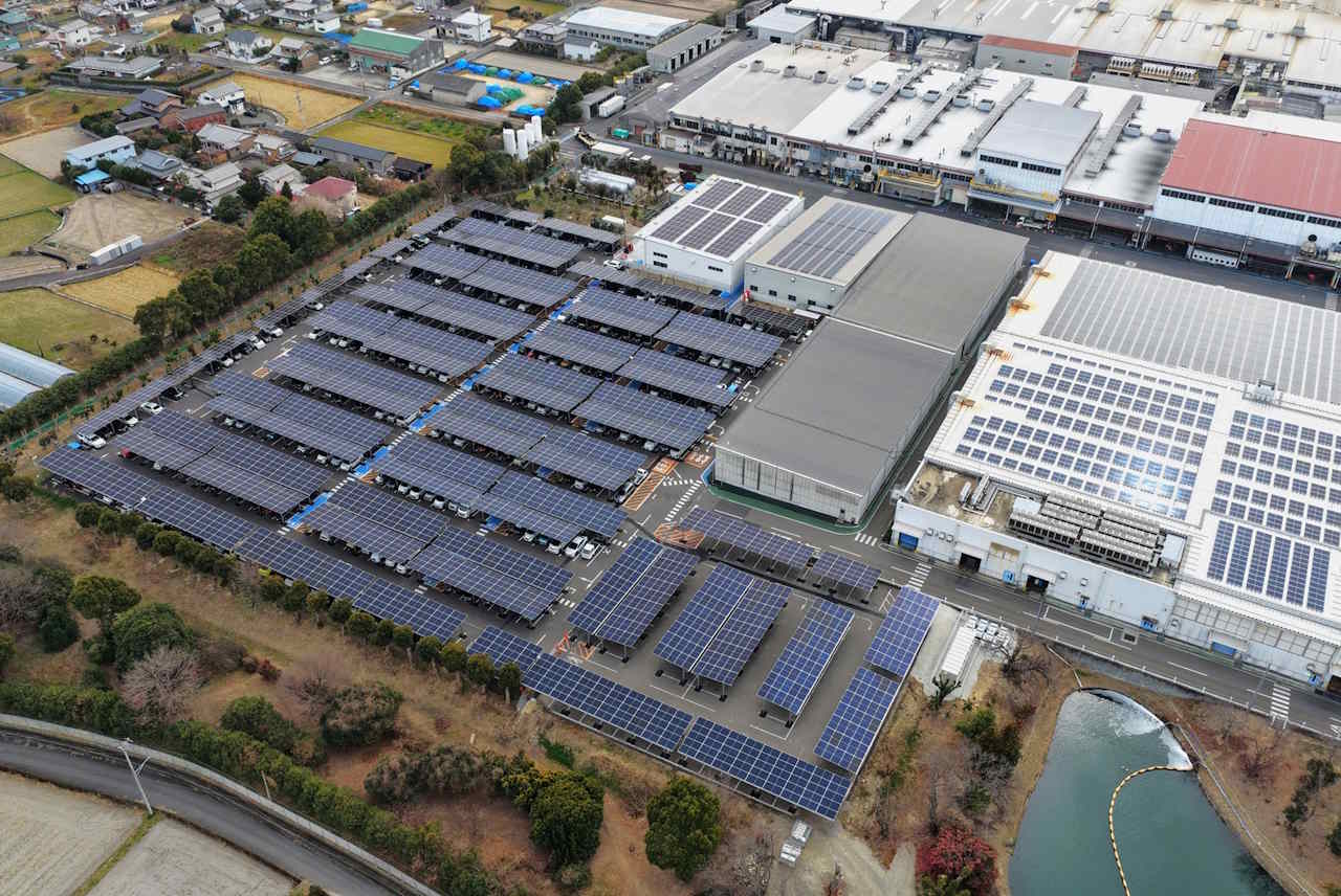 Key Toyota supplier commissions a 2 megawatt solar carport to slash electricity costs Key Toyota supplier commissions a 2 megawatt solar carport to slash electricity costs