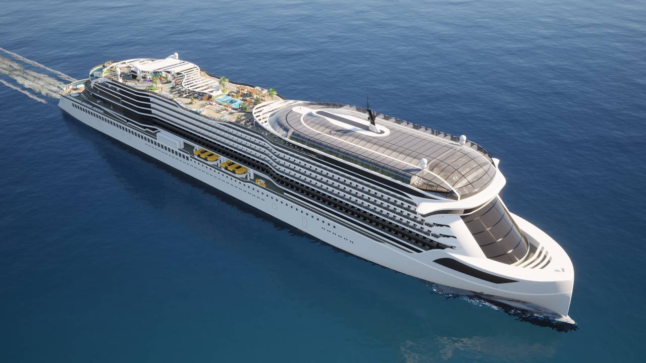 German shipbuilder unveils concept for a 80,000 tonne battery electric cruise ship