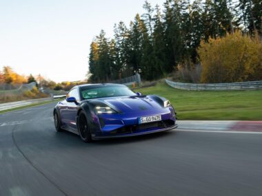 Porsche reclaims fastest electric sedan title at Germany’s iconic Nürburgring track