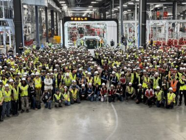 First Tesla Semi electric truck rolls off high volume production line