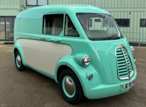 Iconic Morris JE van to get electric relaunch, with carbon fibre body and ute and camper options