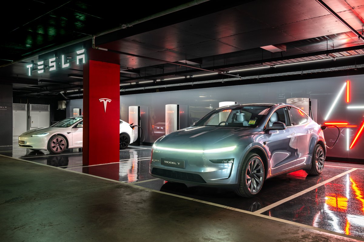 Tesla Supercharger töltőállomás Byron Bay-ben, Ausztrália