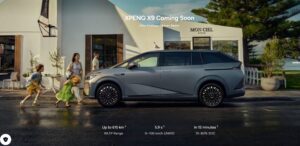 Xpeng teases second electric model in Australia, a fast-charging people mover