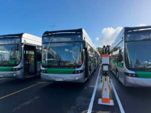 Upgraded EV bus depot is city’s largest, with 56 chargers and 112 plugs