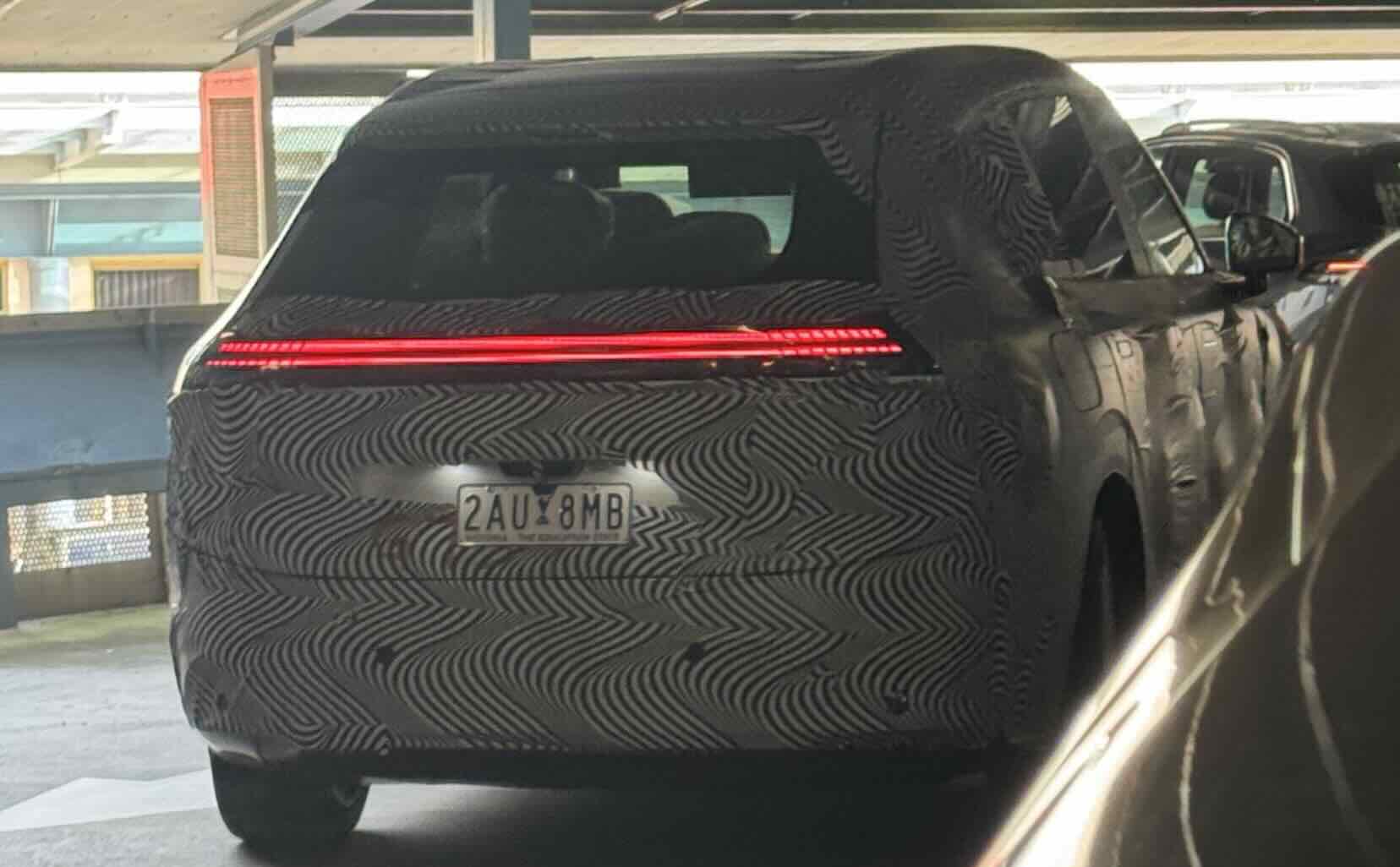 New Xpeng large electric SUV spotted testing at Tesla Supercharger in Australia