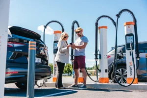 EV charging sites with more plugs are likely to be used the most