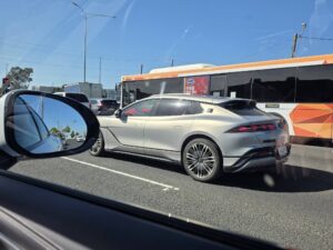 BYD’s Denza Z9GT, the longest range and fastest-charging EV, spotted on the road in Melbourne