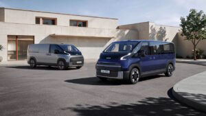 Kia unveils new and larger PV7 electric van, in cargo and 9-seat passenger modes