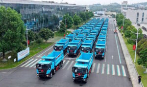 Chinese manufacturing giant ships 600 electric mining trucks and loaders in a single month