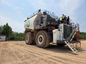 Fortescue’s first 150-tonne electric water truck sets sail for Australia and real zero target