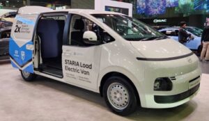 Hyundai launches and prices fully electric version of Staria Load 1 tonne van