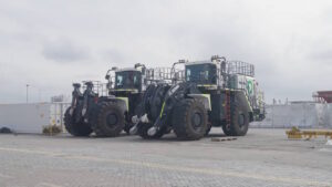 First electric wheel loaders, dozers, water carts and graders set sail for Fortescue mines and its real zero target